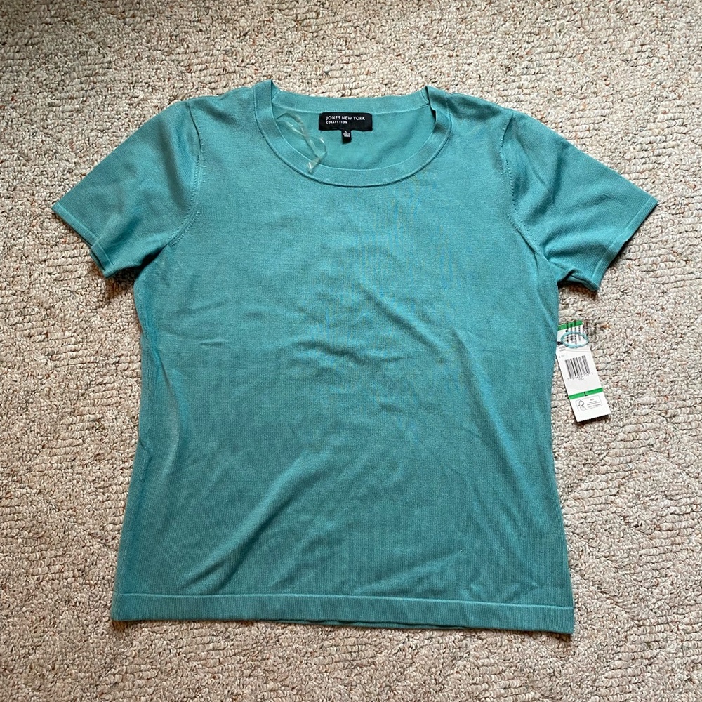 Vintage JONES NEW YORK Silk Knit Top